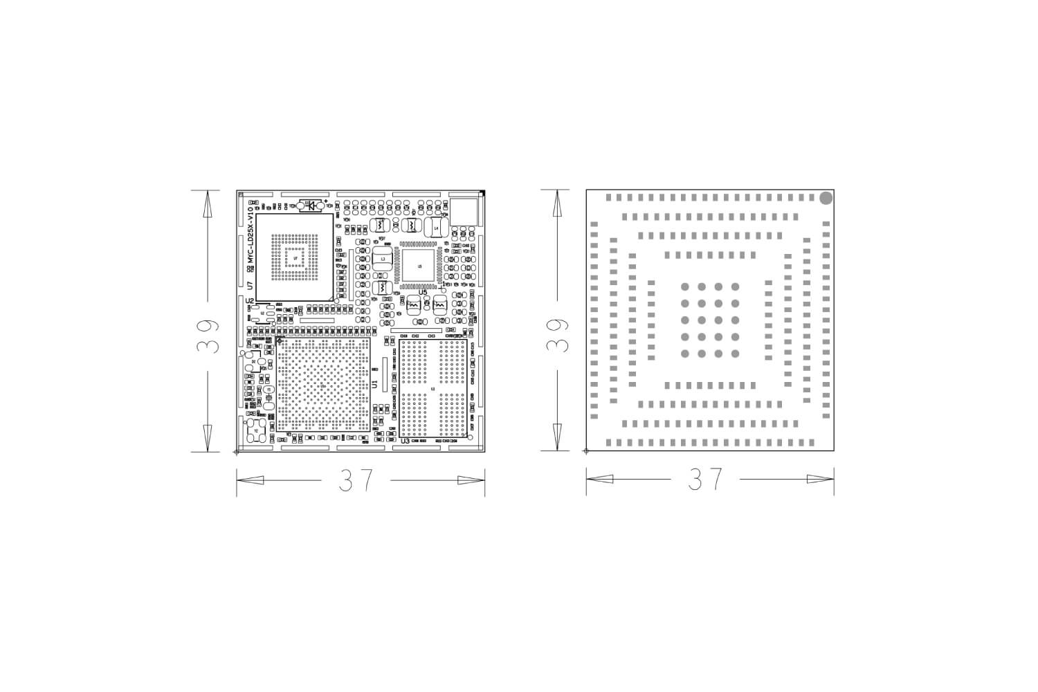 STM32MP257核心板 - STM32MP2开发板核心板